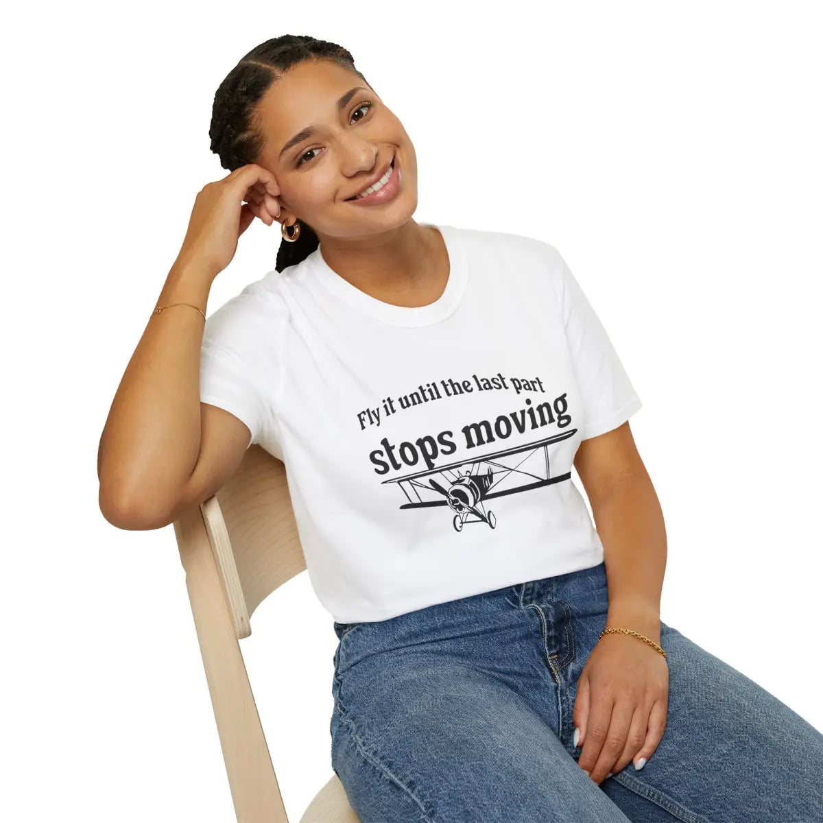 Keep Flying Until The Last Part Stops Moving - T-Shirt - Pilot gifts - WWII warbird t-shirt