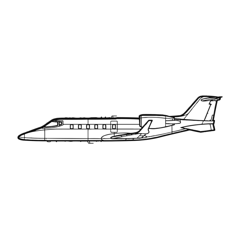 Learjet 60 Die Cut Metal Wall Art - Sign - Pilot gifts - WWII warbird t-shirt