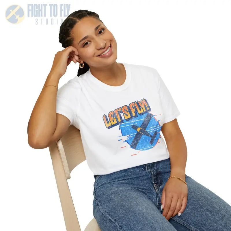 Let’s Fly! Tee - T-Shirt - Pilot gifts - WWII warbird t-shirt
