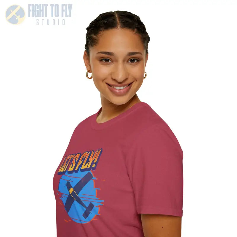 Let’s Fly! Tee - T-Shirt - Pilot gifts - WWII warbird t-shirt