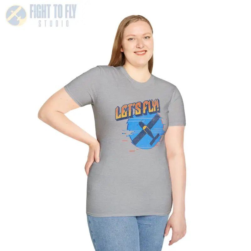 Let’s Fly! Tee - T-Shirt - Pilot gifts - WWII warbird t-shirt