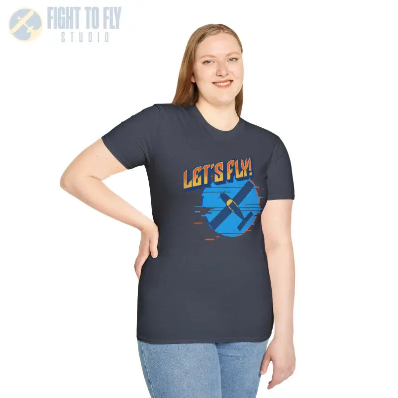 Let’s Fly! Tee - T-Shirt - Pilot gifts - WWII warbird t-shirt