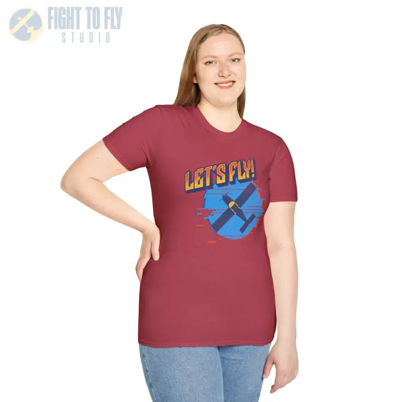 Let’s Fly! Tee - T-Shirt - Pilot gifts - WWII warbird t-shirt