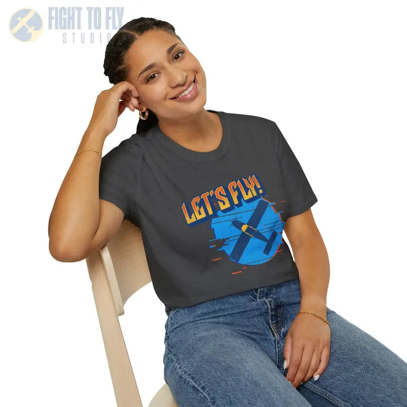 Let’s Fly! Tee - T-Shirt - Pilot gifts - WWII warbird t-shirt