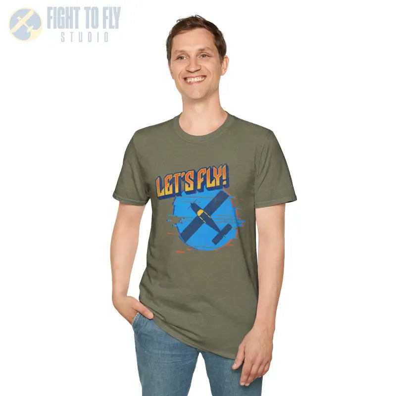Let’s Fly! Tee - T-Shirt - Pilot gifts - WWII warbird t-shirt