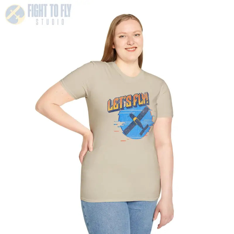 Let’s Fly! Tee - T-Shirt - Pilot gifts - WWII warbird t-shirt
