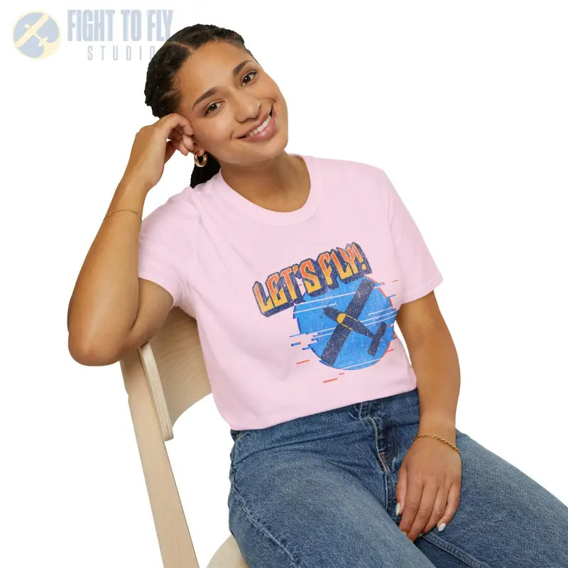 Let’s Fly! Tee - T-Shirt - Pilot gifts - WWII warbird t-shirt