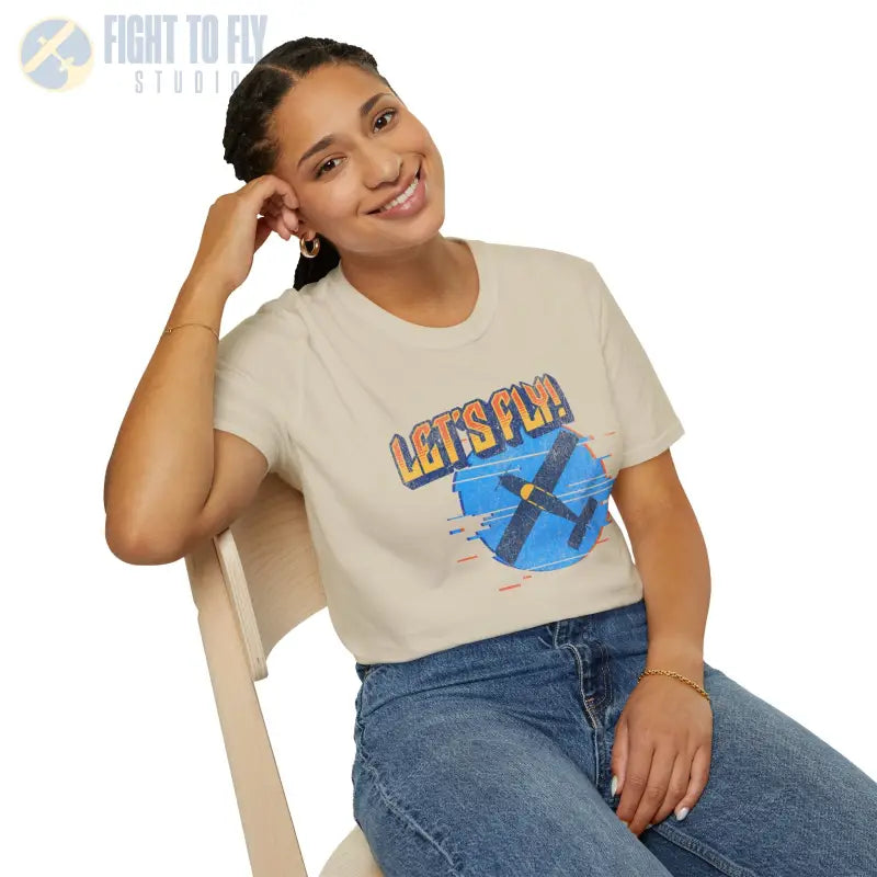 Let’s Fly! Tee - T-Shirt - Pilot gifts - WWII warbird t-shirt
