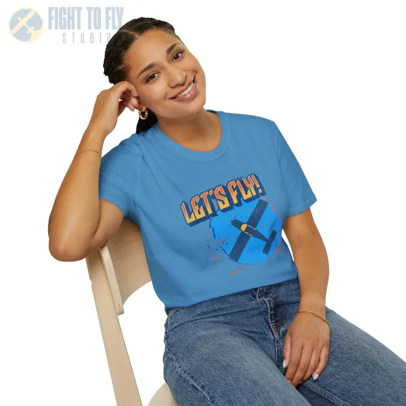 Let’s Fly! Tee - T-Shirt - Pilot gifts - WWII warbird t-shirt