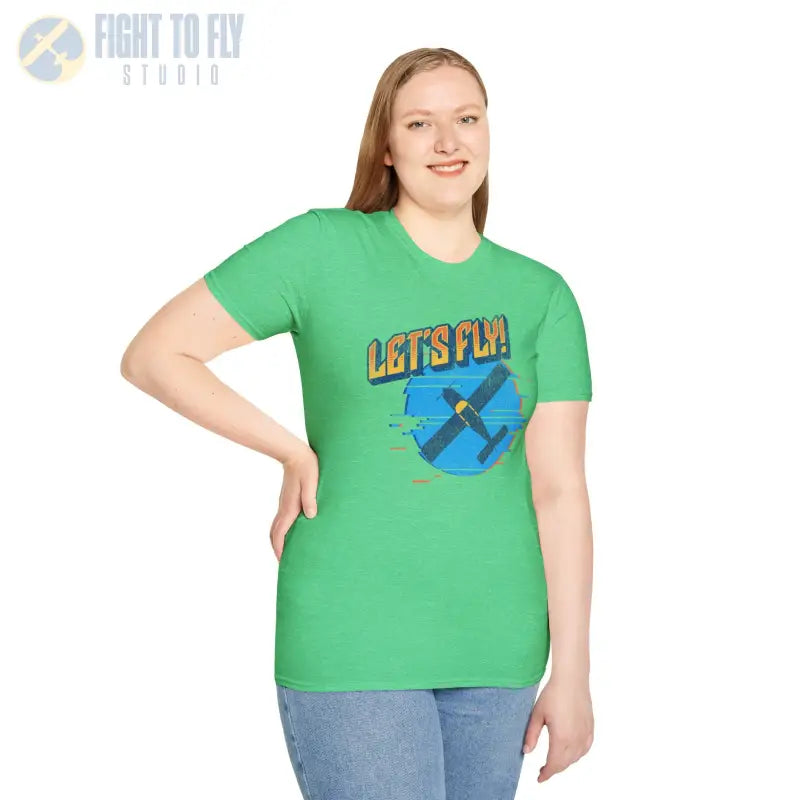 Let’s Fly! Tee - T-Shirt - Pilot gifts - WWII warbird t-shirt