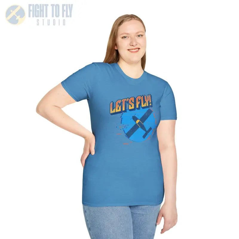 Let’s Fly! Tee - T-Shirt - Pilot gifts - WWII warbird t-shirt