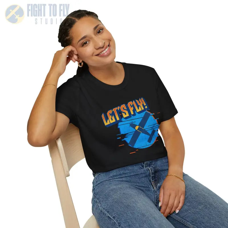 Let’s Fly! Tee - T-Shirt - Pilot gifts - WWII warbird t-shirt