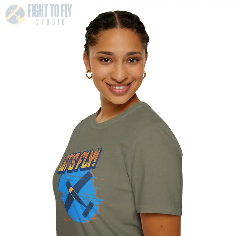 Let’s Fly! Tee - T-Shirt - Pilot gifts - WWII warbird t-shirt