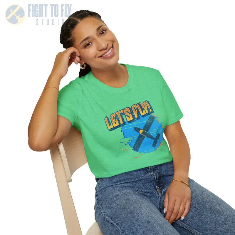 Let’s Fly! Tee - T-Shirt - Pilot gifts - WWII warbird t-shirt