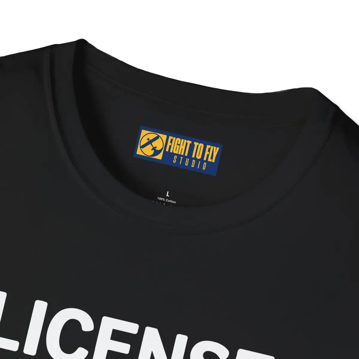 License to Fly and Sass - T-Shirt - Pilot gifts - WWII warbird t-shirt