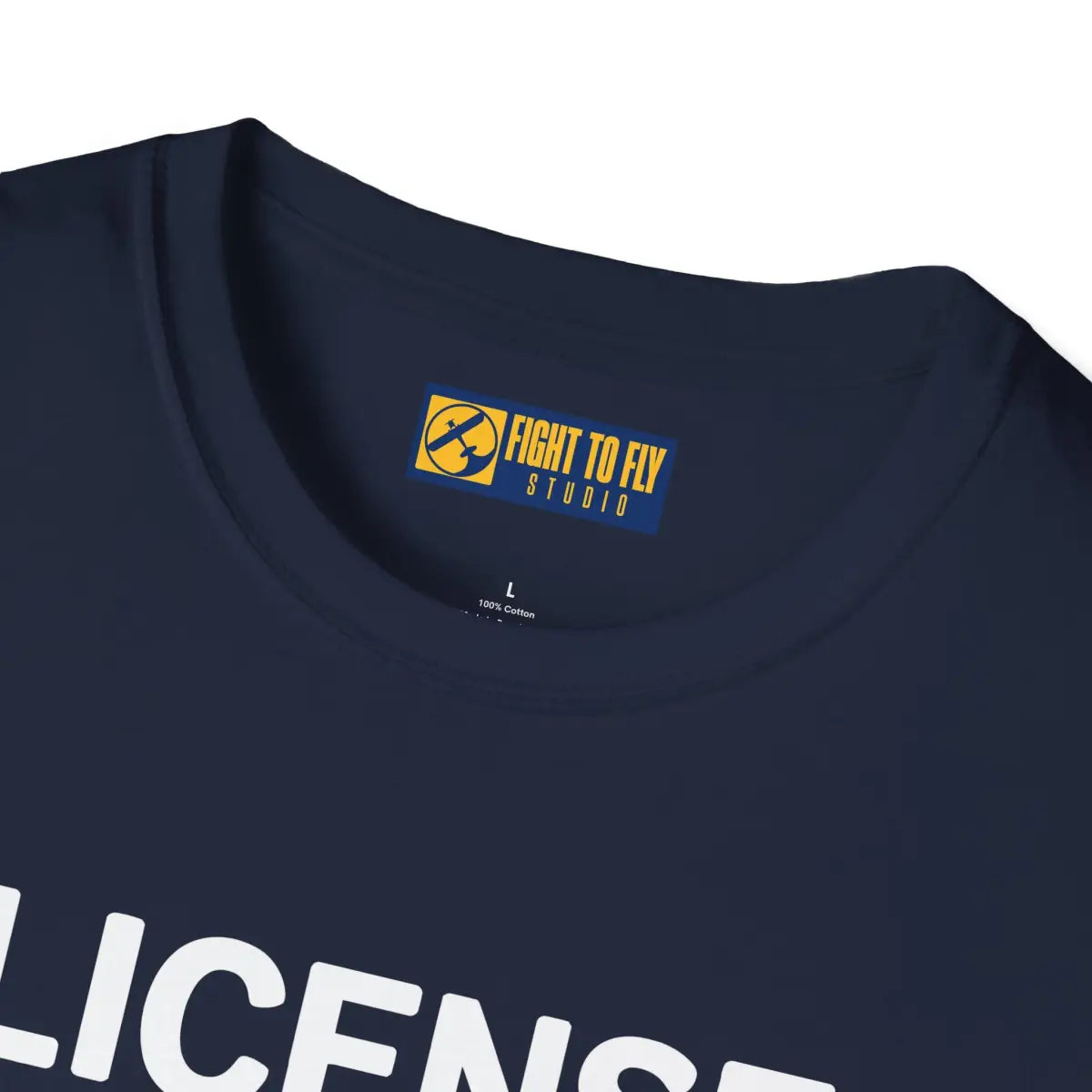 License to Fly and Sass - T-Shirt - Pilot gifts - WWII warbird t-shirt