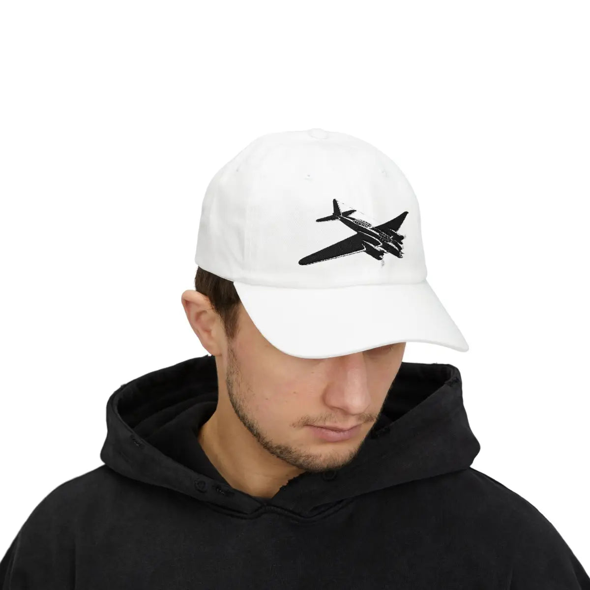 Mitsubishi Ki-21 Sally - Black - Hats - Pilot gifts - WWII warbird t-shirt