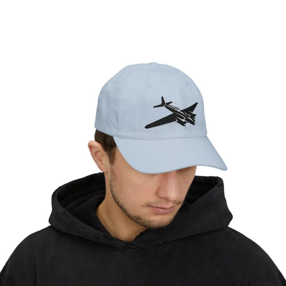 Mitsubishi Ki-21 Sally - Black - Hats - Pilot gifts - WWII warbird t-shirt