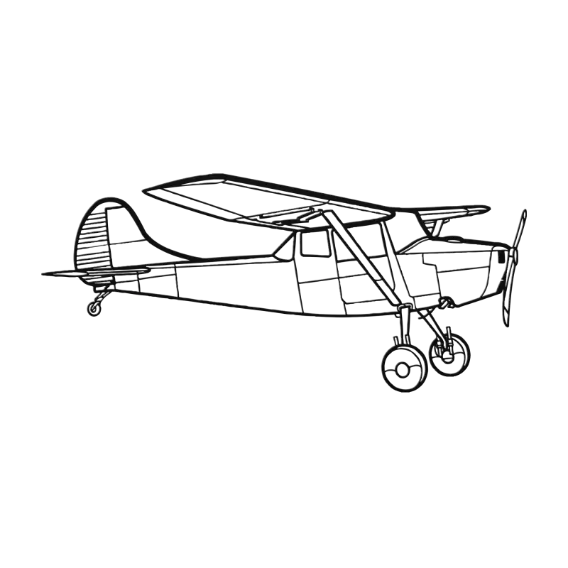 O-1 Bird Dog Die Cut Metal Wall Art - Sign - Pilot gifts - WWII warbird t-shirt