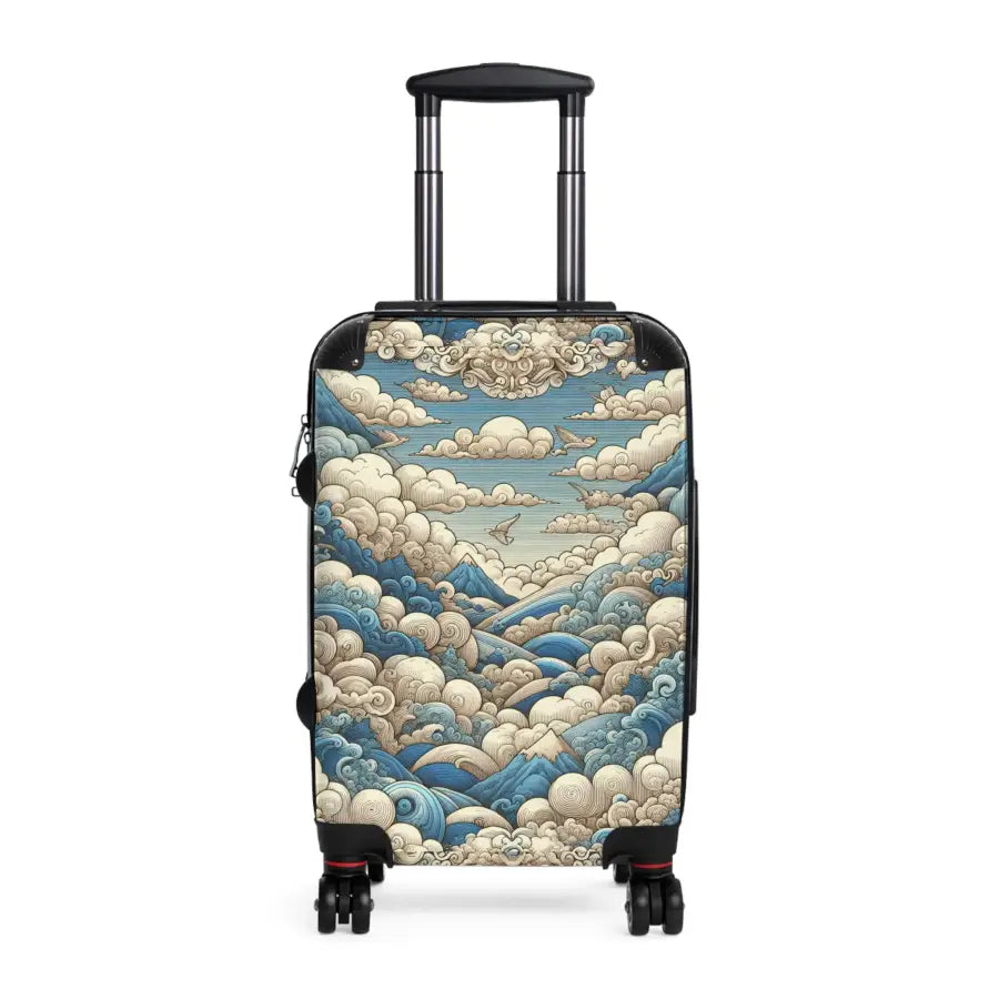 Ocean Waves Design Suitcase - Stylish Travel Luggage for Adventurers - Bags - Pilot gifts - WWII warbird t-shirt