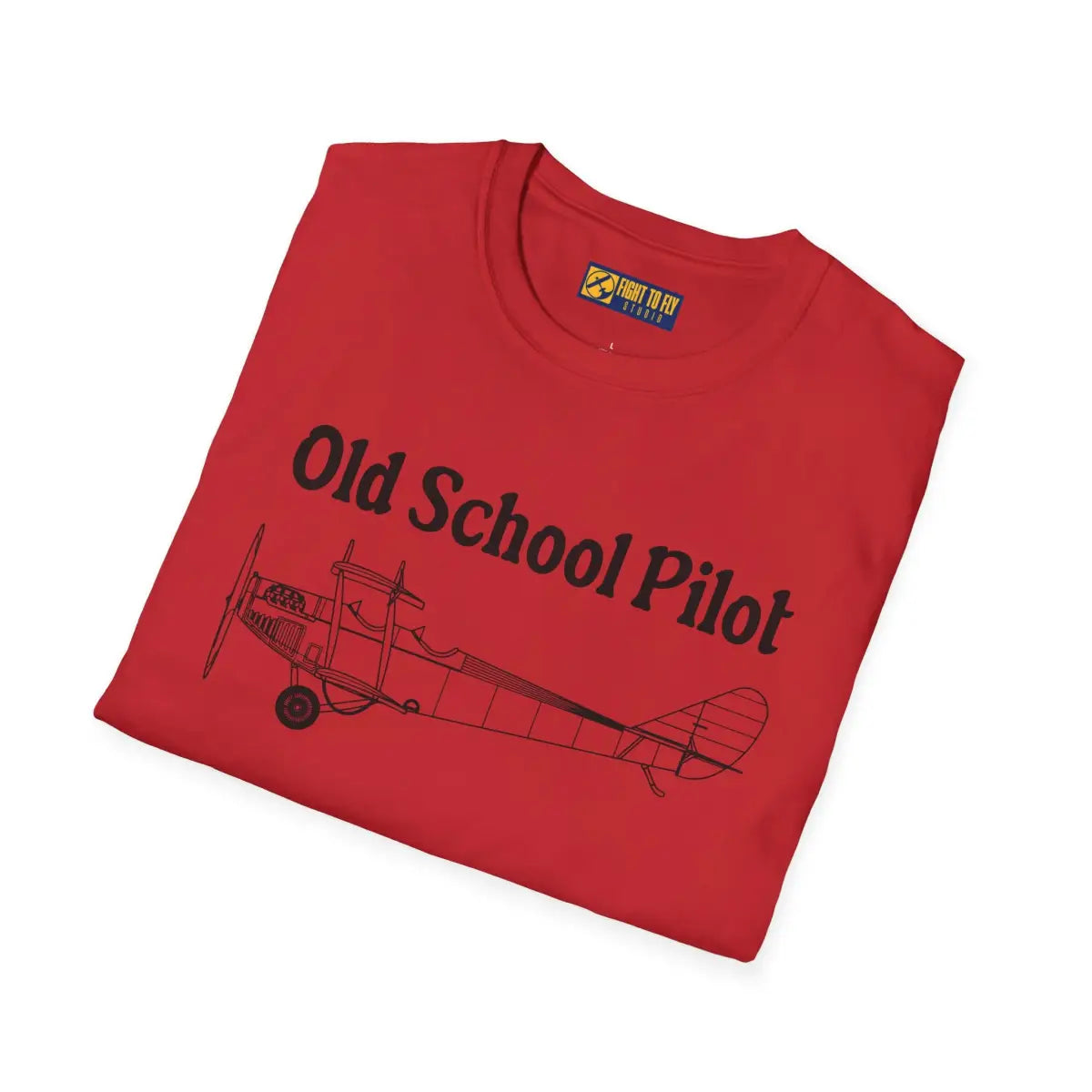 Old School Pilot - T-Shirt - gifts - WWII warbird t-shirt