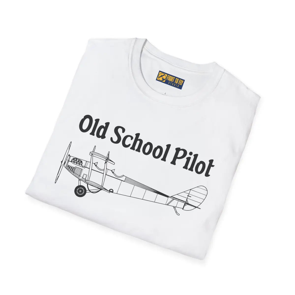 Old School Pilot - T-Shirt - gifts - WWII warbird t-shirt