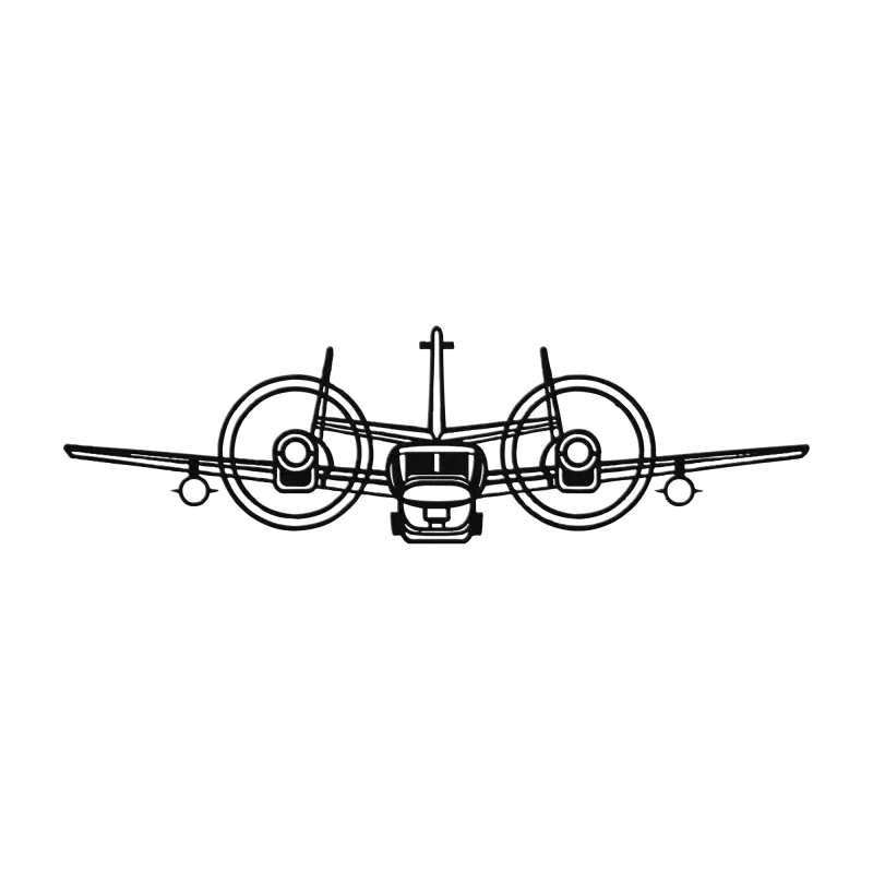 OV-1 Die Cut Metal Wall Art - Sign - Pilot gifts - WWII warbird t-shirt