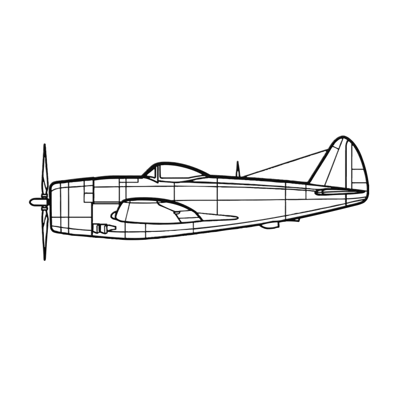 P-47D Die Cut Metal Wall Art - Sign - Pilot gifts - WWII warbird t-shirt