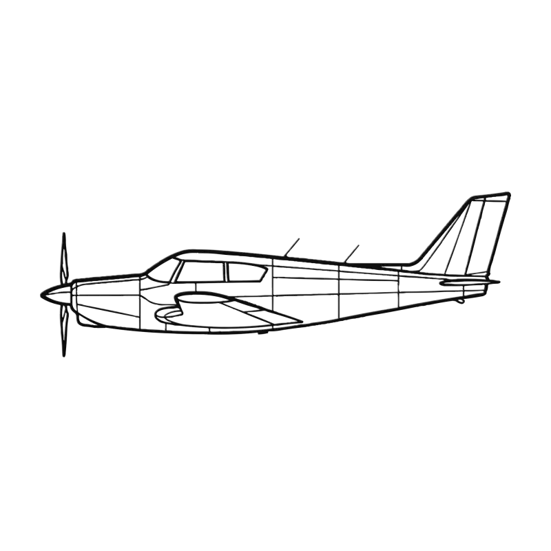 PA 24 Die Cut Metal Wall Art - Sign - Pilot gifts - WWII warbird t-shirt
