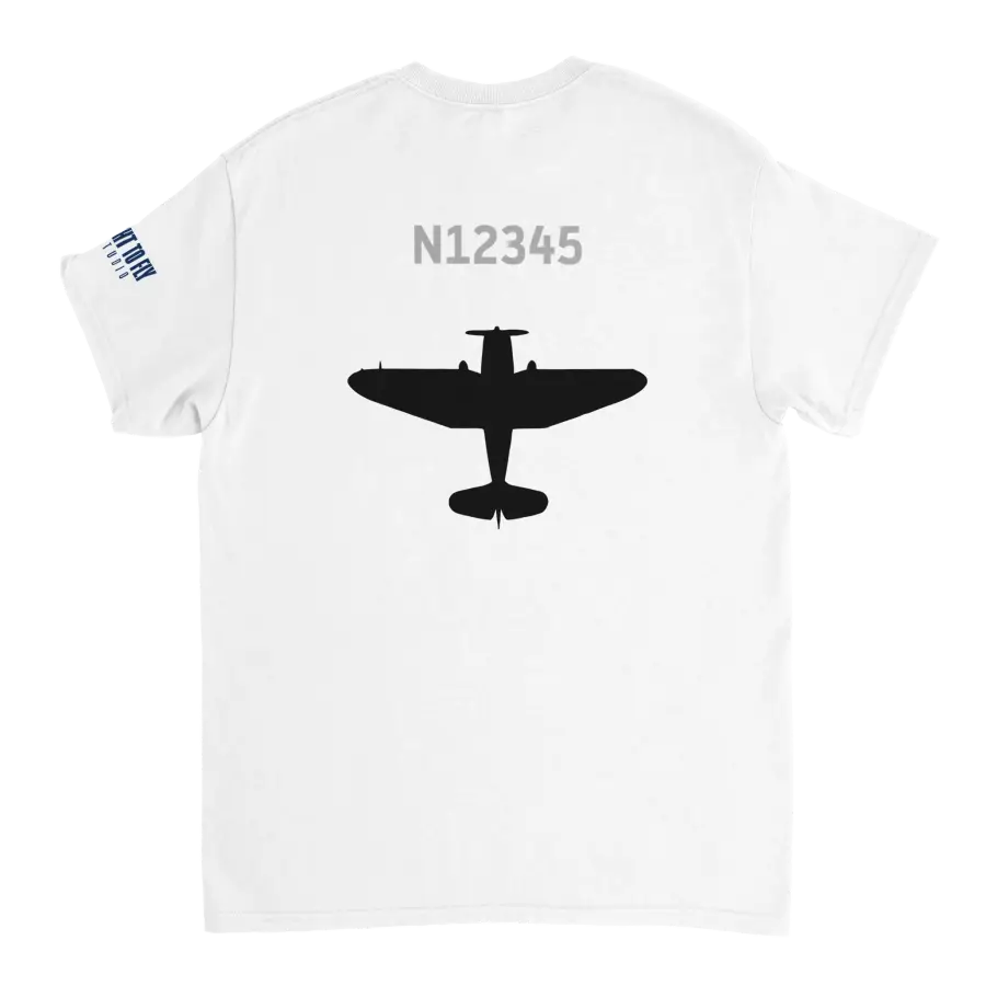 Personalize it! I’d Rather Be Flying Tee - Print Material - Pilot gifts - WWII warbird t-shirt