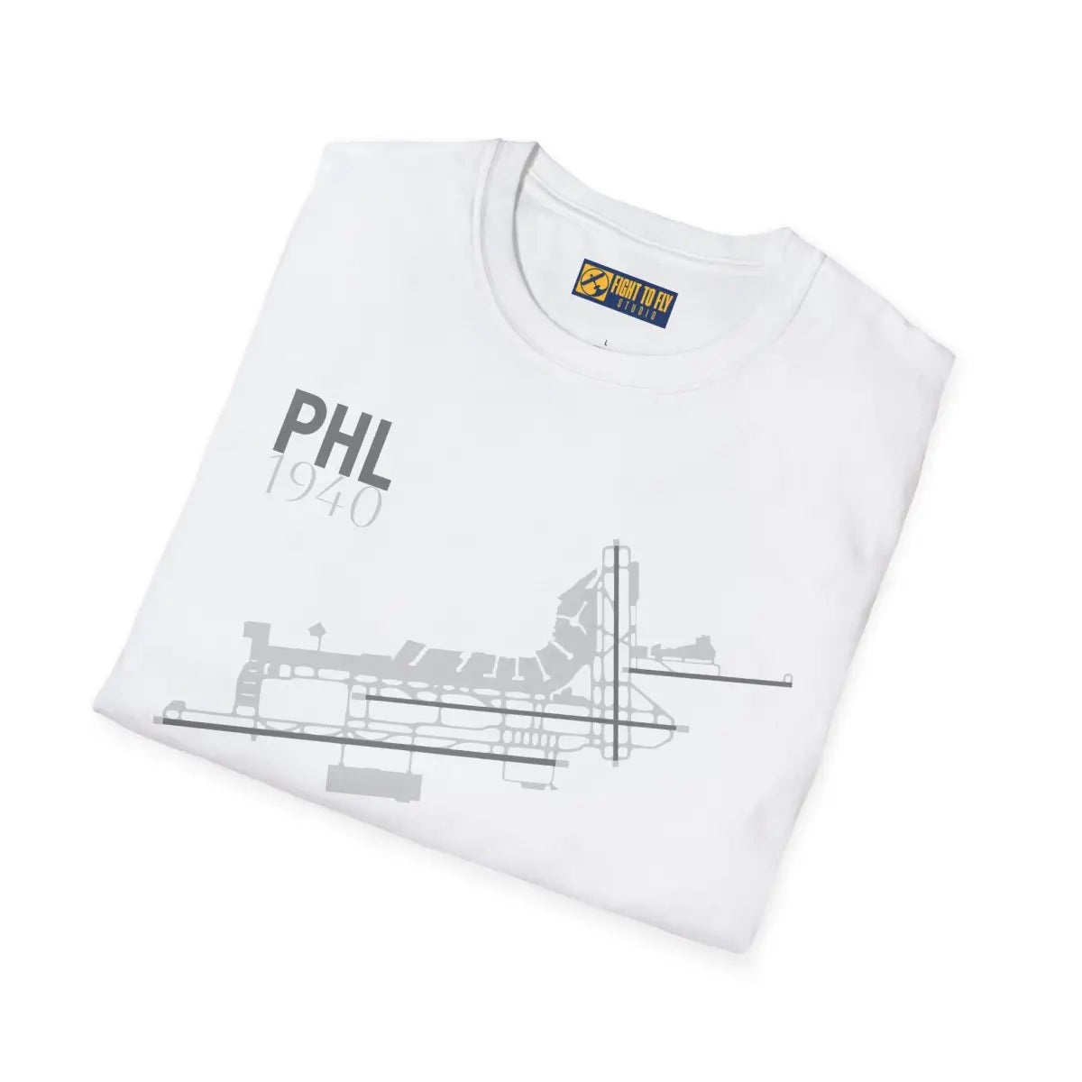 PHL Philadelphia International - 1940 - Tee - T-Shirt - Pilot gifts - WWII warbird t-shirt