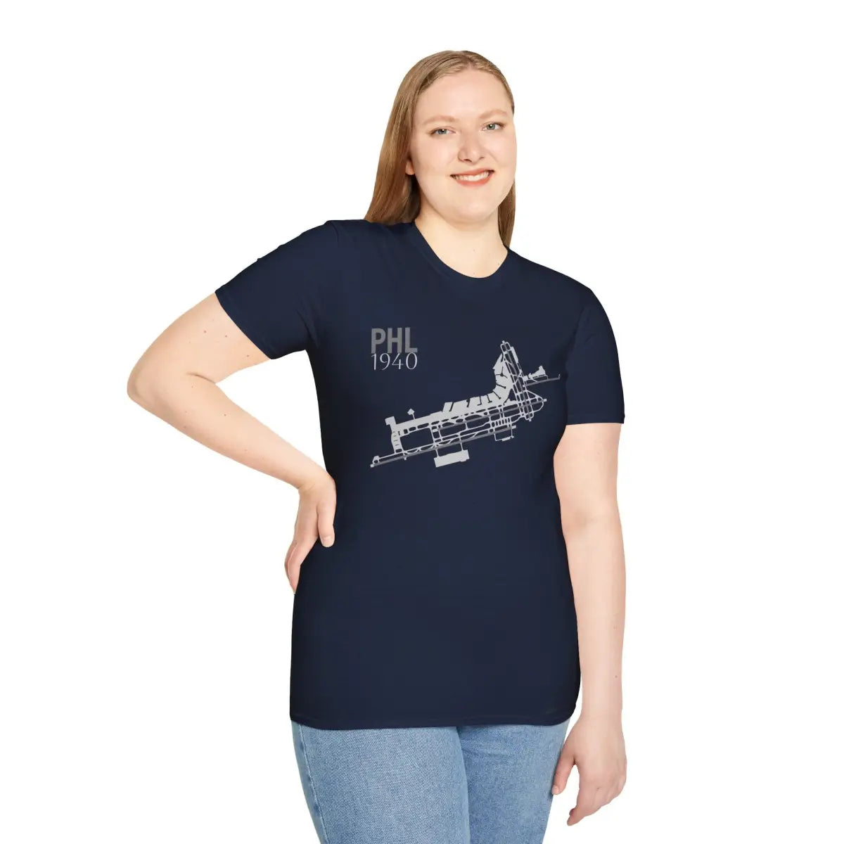 PHL Philadelphia International - 1940 - Tee - T-Shirt - Pilot gifts - WWII warbird t-shirt