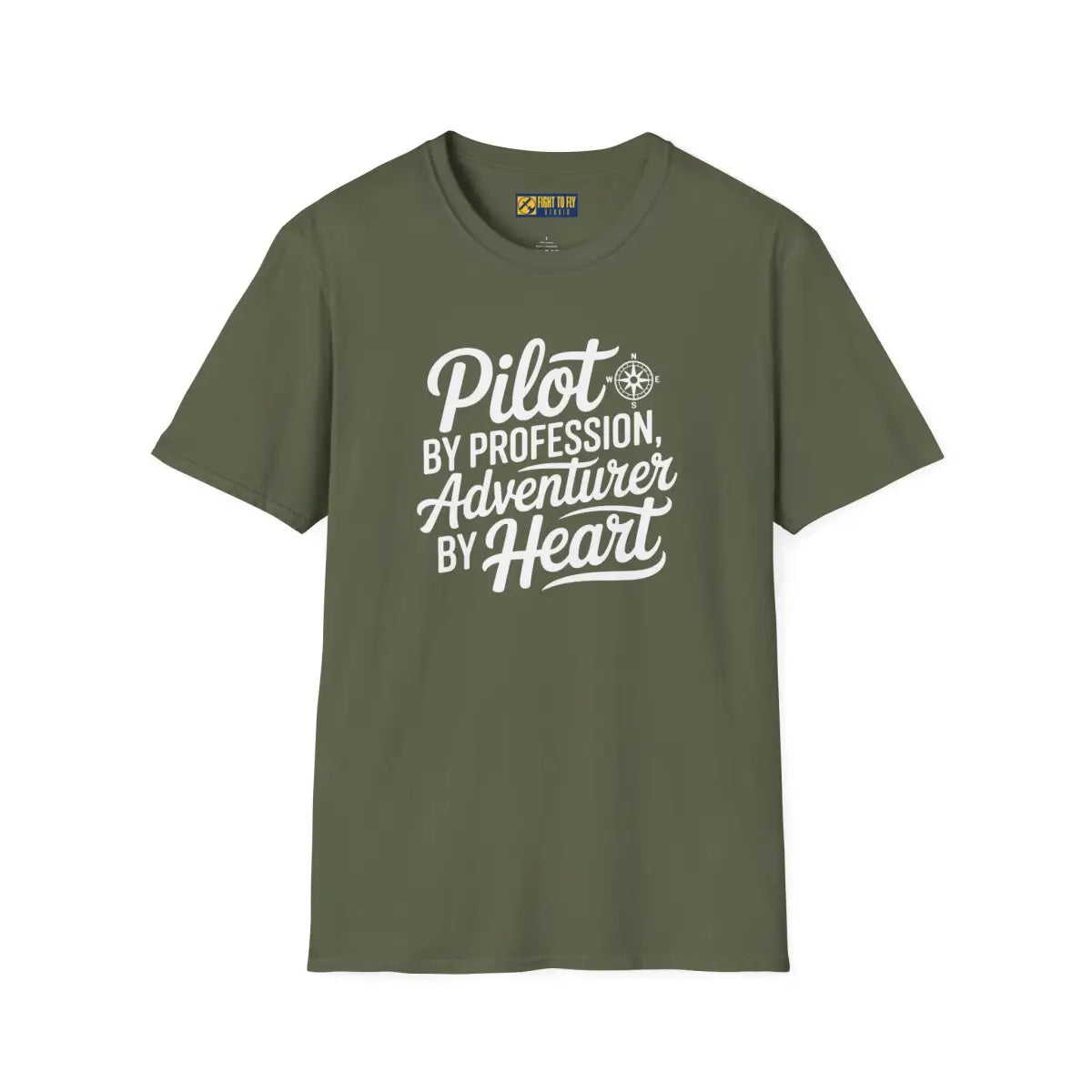 Pilot by Profession Adventurer Heart - T-Shirt - gifts - WWII warbird t-shirt