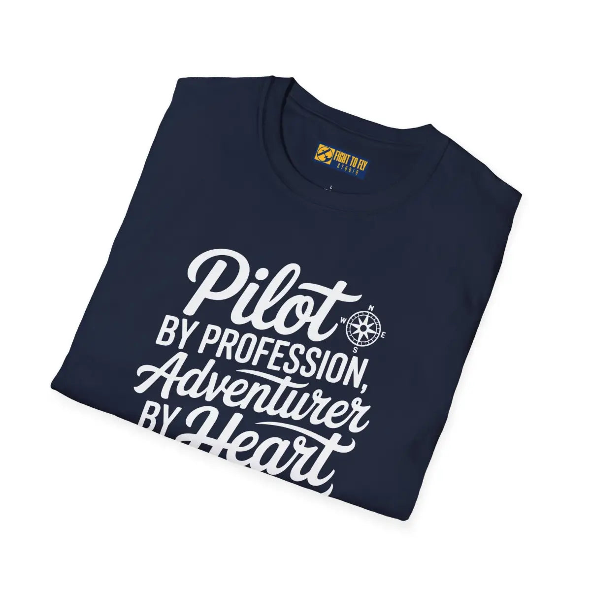 Pilot by Profession Adventurer Heart - T-Shirt - gifts - WWII warbird t-shirt