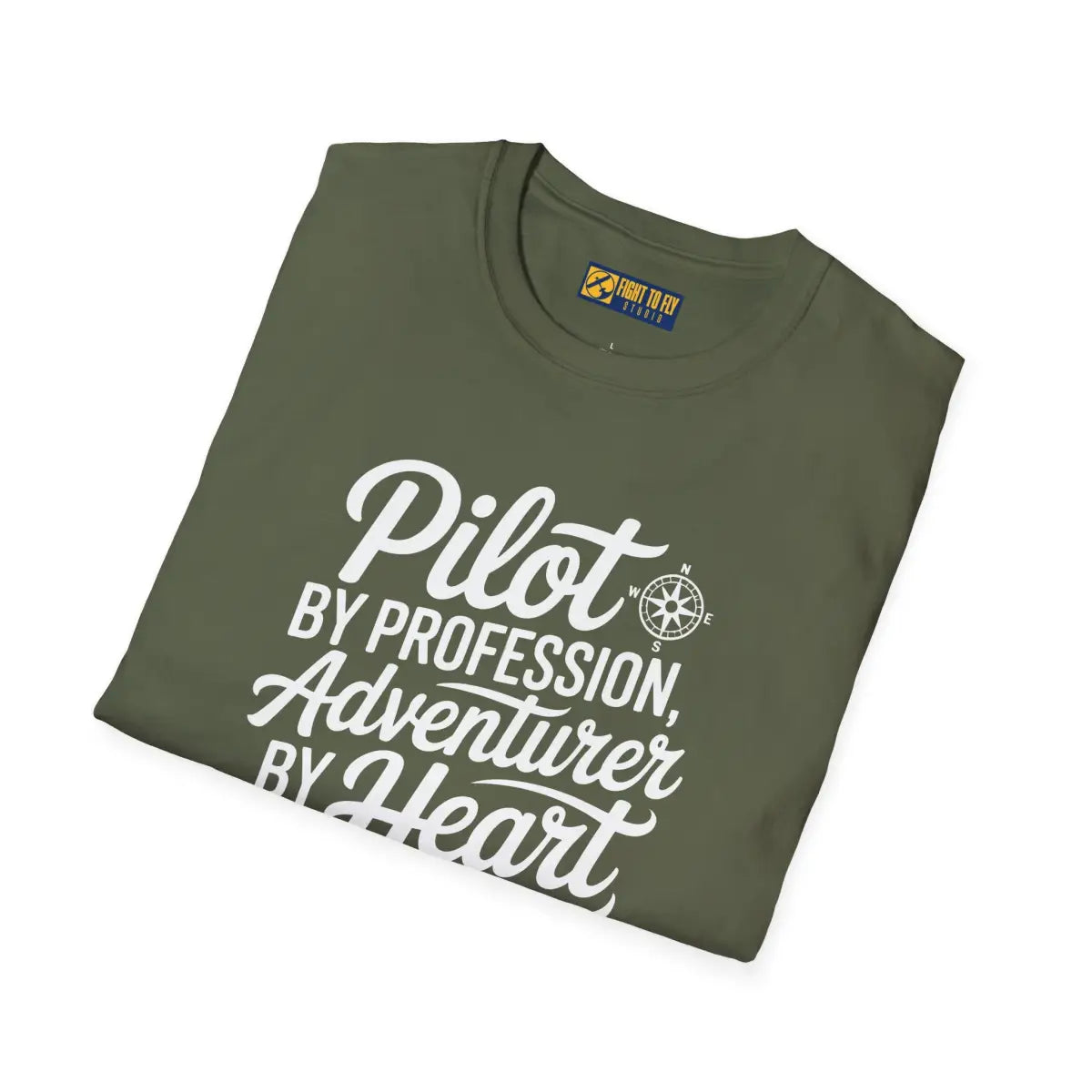 Pilot by Profession Adventurer Heart - T-Shirt - gifts - WWII warbird t-shirt