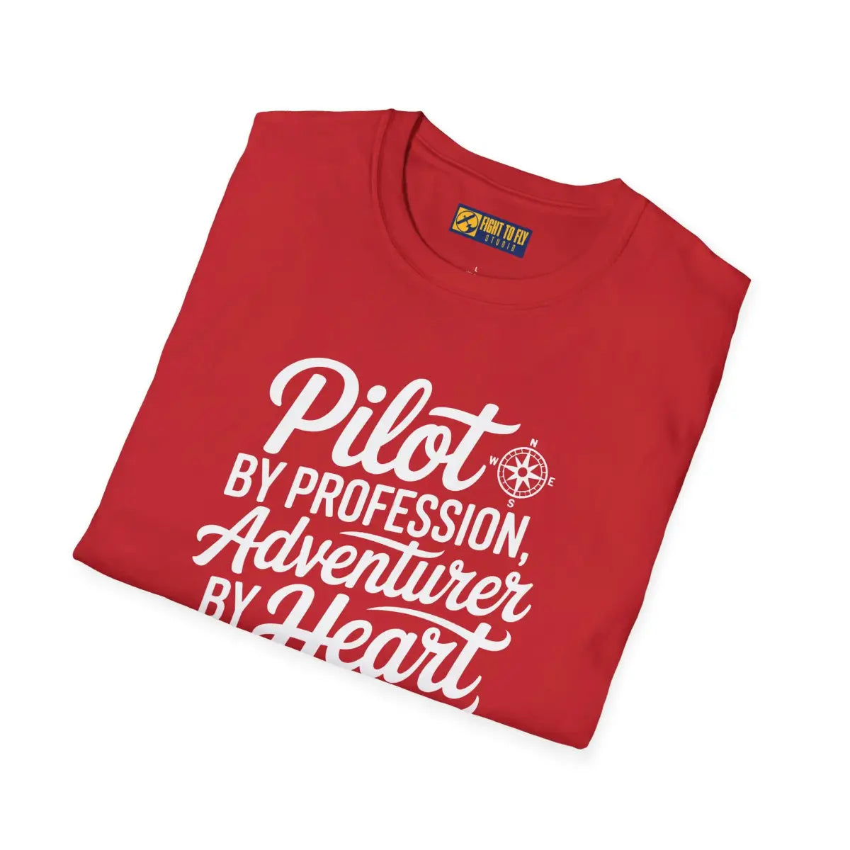 Pilot by Profession Adventurer Heart - T-Shirt - gifts - WWII warbird t-shirt