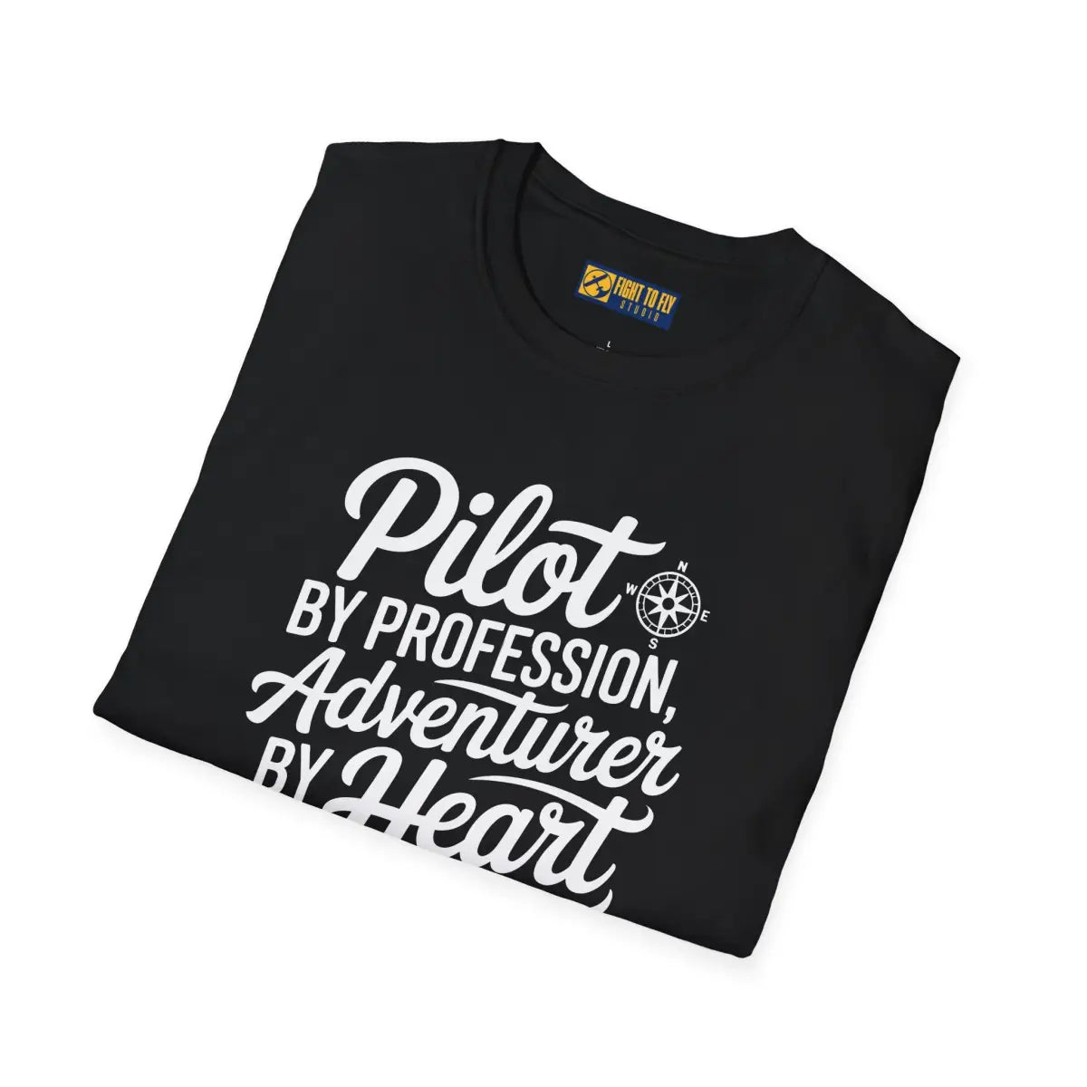 Pilot by Profession Adventurer Heart - T-Shirt - gifts - WWII warbird t-shirt