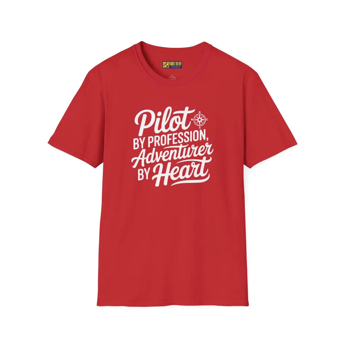 Pilot by Profession Adventurer Heart - T-Shirt - gifts - WWII warbird t-shirt