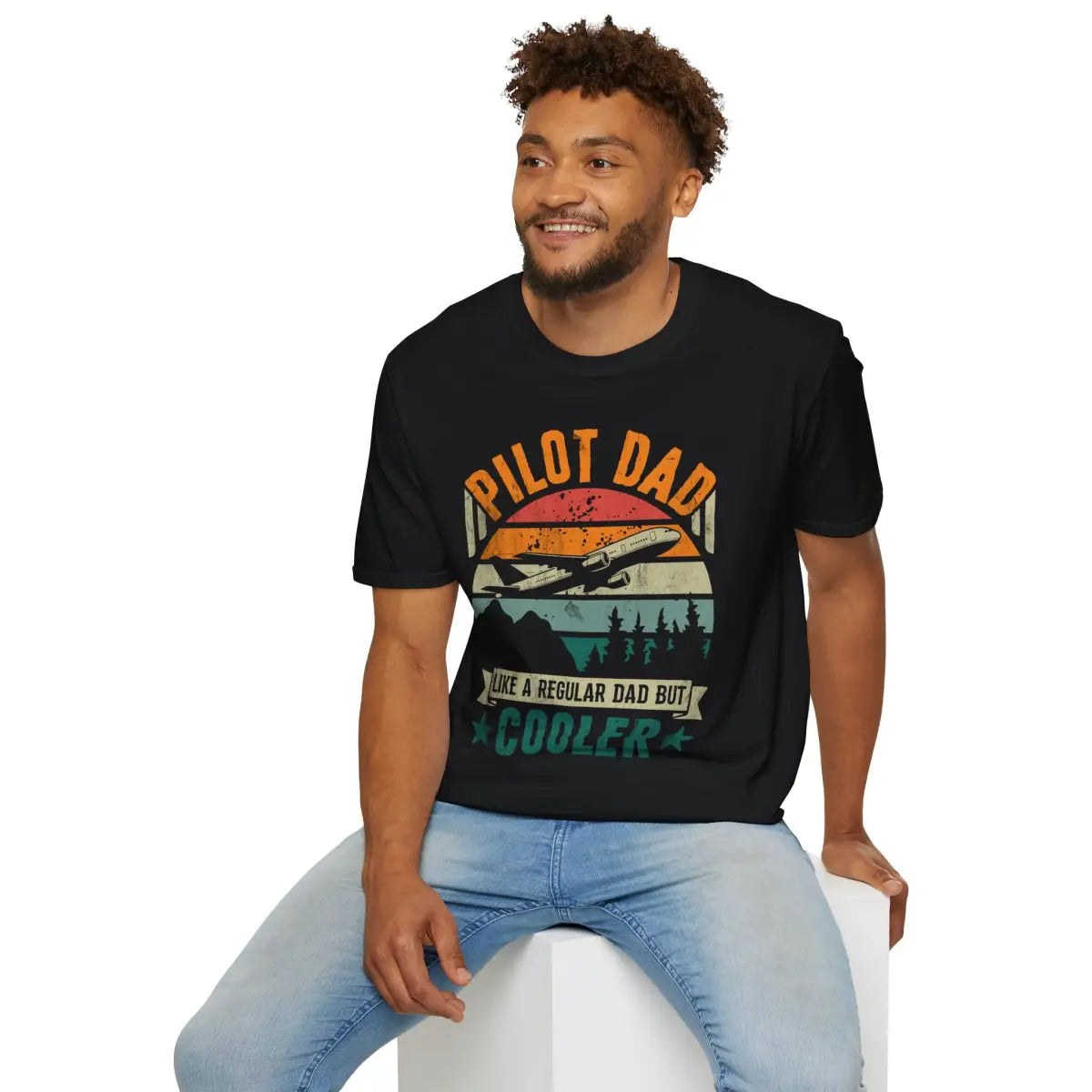 Pilot Dad Cooler T-Shirt Father’s Day Gift - gifts - WWII warbird t-shirt