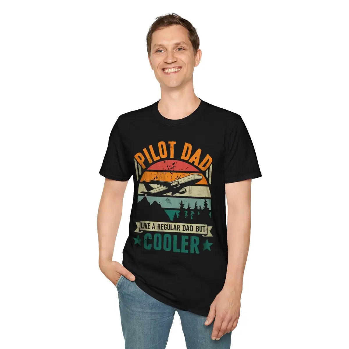 Pilot Dad Cooler T-Shirt Father’s Day Gift - gifts - WWII warbird t-shirt