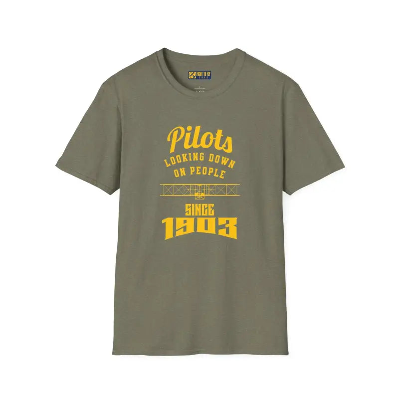 Pilots Looking Down - T-Shirt - Pilot gifts - WWII warbird t-shirt