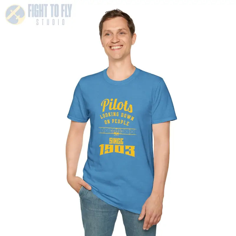 Pilots Looking Down - T-Shirt - Pilot gifts - WWII warbird t-shirt