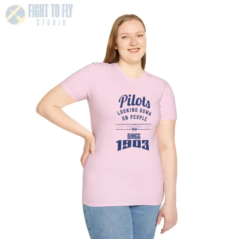 Pilots Looking Down - T-Shirt - Pilot gifts - WWII warbird t-shirt