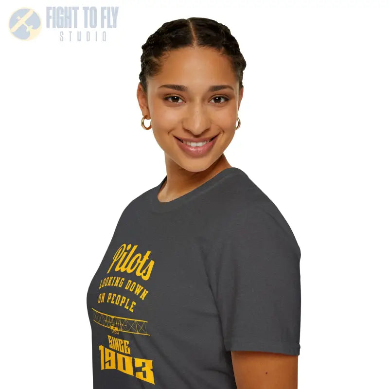 Pilots Looking Down - T-Shirt - Pilot gifts - WWII warbird t-shirt