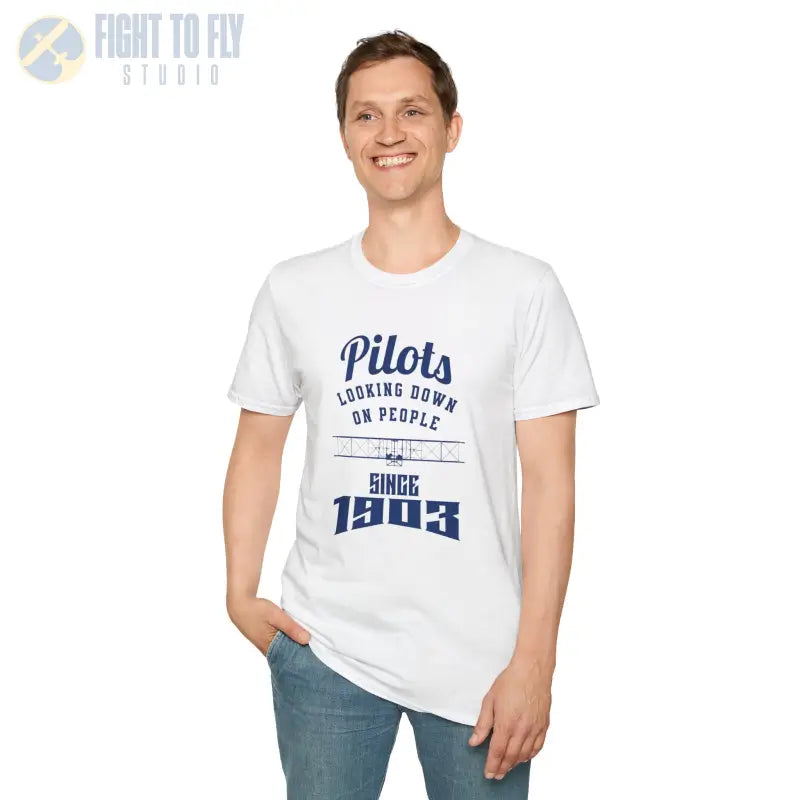 Pilots Looking Down - T-Shirt - Pilot gifts - WWII warbird t-shirt