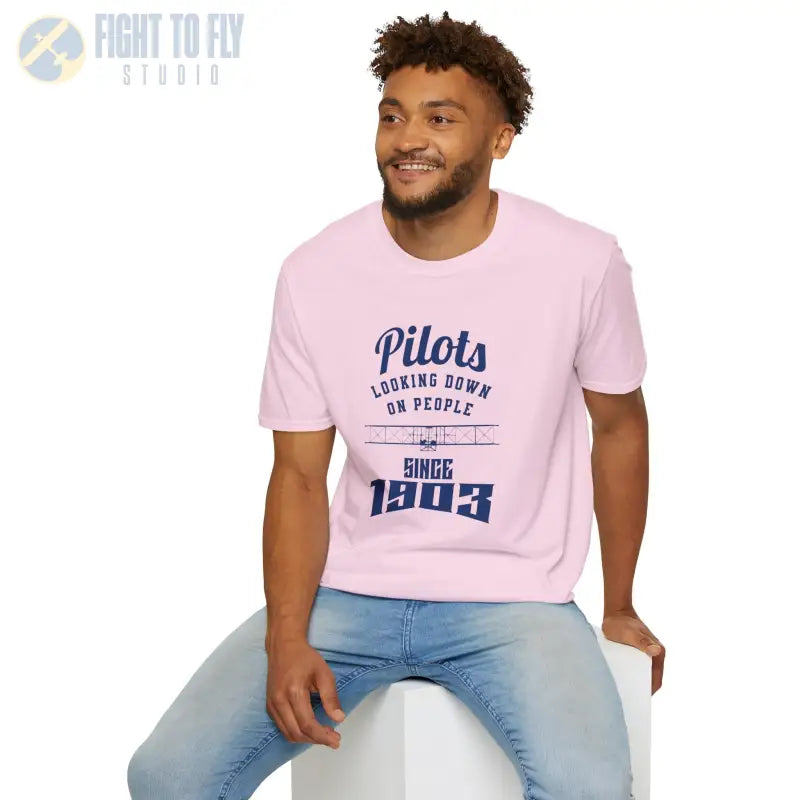 Pilots Looking Down - T-Shirt - Pilot gifts - WWII warbird t-shirt