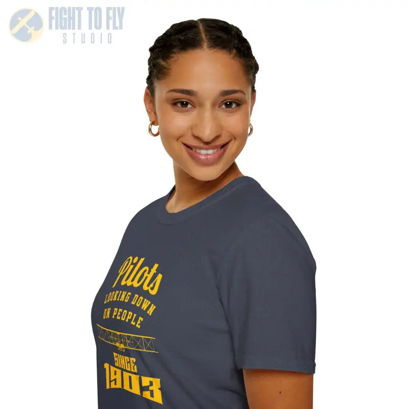 Pilots Looking Down - T-Shirt - Pilot gifts - WWII warbird t-shirt