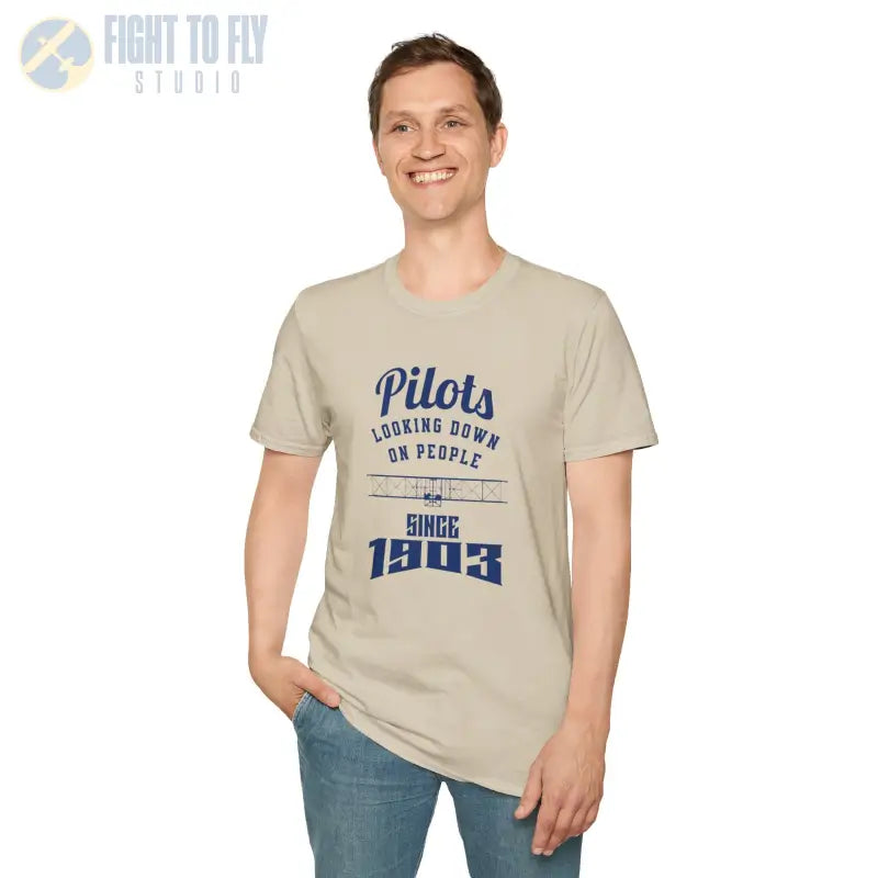 Pilots Looking Down - T-Shirt - Pilot gifts - WWII warbird t-shirt