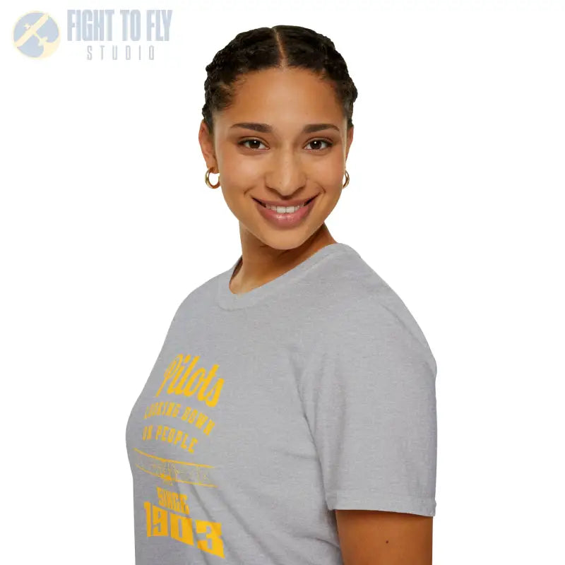 Pilots Looking Down - T-Shirt - Pilot gifts - WWII warbird t-shirt