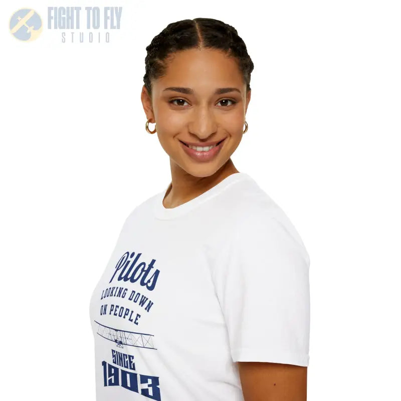 Pilots Looking Down - T-Shirt - Pilot gifts - WWII warbird t-shirt